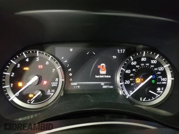 2022 Toyota Highlander XLE with VIN 5TDGZRBH6NS163543, listed as a Copart auction lot 57796635 with 26,011 mi miles and Salvage title. Bid and sale history available at DreamBid. Image 9.