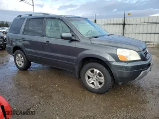 2005 Honda Pilot EX-L with RES with VIN 2HKYF18655H521404, listed as a Copart auction lot 44224195 with 177,999 mi miles and Salvage Title. Bid and sale history available at carsss.com. Image 4.