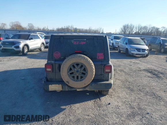 2024 Jeep Wrangler Sport with VIN 1C4PJXKN3RW291391, listed as a IAAI auction lot 41611728 with 17,155 mi miles and . Bid and sale history available at DreamBid. Image 15.