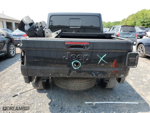 2021 Jeep Gladiator Overland with VIN 1C6HJTFG0ML541311, listed as a Copart auction lot 66609824 with 44,362 mi miles and Salvage Title. Bid and sale history available at carsss.com. Image 6.