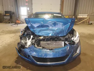 2014 Hyundai Elantra SE with VIN KMHDH4AE2EU115500, listed as a Copart auction lot 53093355 with 54,784 mi miles and Salvage Title. Bid and sale history available at carsss.com. Image 5.