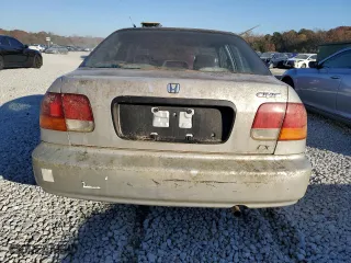 1998 Honda Civic DX with VIN 1HGEJ6622WL004591, listed as a Copart auction lot 83034814 with 282,467 mi miles and Clean Title. Bid and sale history available at carsss.com. Image 6.
