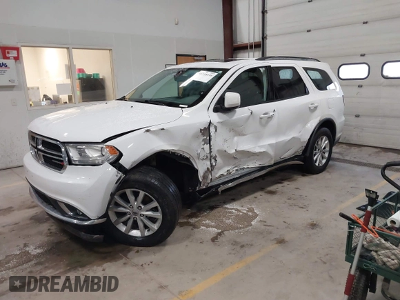 2020 Dodge Durango SXT Plus with VIN 1C4RDJAG3LC220894, listed as a IAAI auction lot 41718116 with 103,928 mi miles and . Bid and sale history available at carsss.com. Image 2.