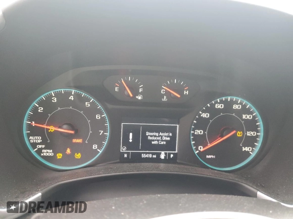 2021 Chevrolet Equinox LS z VIN 3GNAXSEV2MS145675, wystawiony jako Copart lot #52383935 z przebiegiem 55 419 mil mil oraz Szkoda całkowita • Salvage title. Historia ofert i sprzedaży dostępna na DreamBid. Obrazek 9.