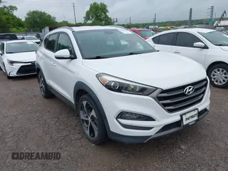 2016 Hyundai Tucson Limited with VIN KM8J33A23GU215481, listed as a IAAI auction lot 42202341 with 97,693 mi miles. Bid and sale history available at carsss.com. Image 1.