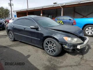 2008 Acura RL with VIN JH4KB16568C004350, listed as a Copart auction lot 46623315 with 178,744 mi miles and Salvage Title. Bid and sale history available at DreamBid. Image 4.