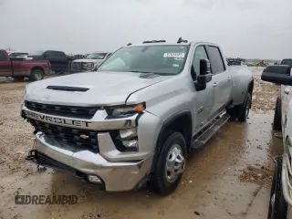 2022 Chevrolet Silverado 3500HD LT with VIN 1GC4YTE73NF267686, listed as a Copart auction lot 87634585 with 54,893 mi miles and Salvage Title. Bid and sale history available at carsss.com. Image 1.