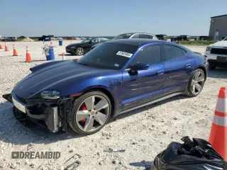 2020 Porsche Taycan 4S z VIN WP0AB2Y1XLSA52223, wystawiony jako Copart lot #51683985 z przebiegiem 46 908 mil mil oraz Szkoda całkowita • Salvage title. Historia ofert i sprzedaży dostępna na DreamBid. Obrazek 1.