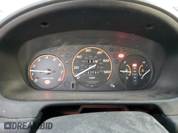1999 Honda CR-V EX with VIN JHLRD1866XC043652, listed as a Copart auction lot 81347014 with 192,760 mi miles and Salvage Title. Bid and sale history available at carsss.com. Image 9.