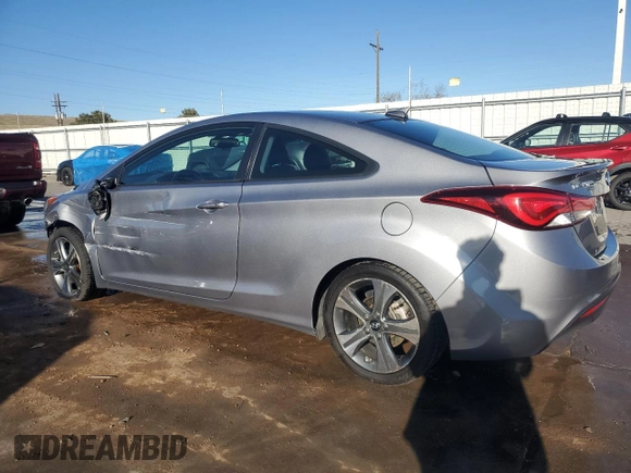 2014 Hyundai Elantra z VIN KMHDH6AH3EU026122, wystawiony jako Copart lot #50590265 z przebiegiem 122 165 mil mil oraz Szkody całkowita. Historia ofert i sprzedaży dostępna na DreamBid. Obrazek 2.