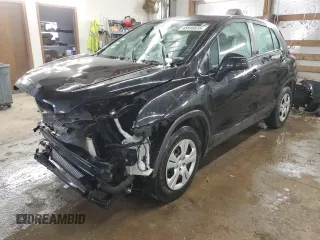 2015 Chevrolet Trax LS with VIN 3GNCJKSB8FL229999, listed as a Copart auction lot 45840835 with 109,423 mi miles and Salvage Title. Bid and sale history available at carsss.com. Image 1.