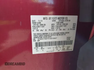 2014 Ford Explorer with VIN 1FM5K7B87EGB10887, listed as a IAAI auction lot 41451065 with 96,167 mi miles and . Bid and sale history available at DreamBid. Image 9.