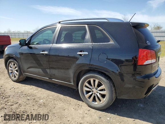 2012 Kia Sorento SX with VIN 5XYKW4A24CG188745, listed as a Copart auction lot 47576515 with 221,592 mi miles and Salvage Title. Bid and sale history available at carsss.com. Image 2.
