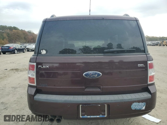 2011 Ford Flex SE with VIN 2FMGK5BC4BBD12459, listed as a Copart auction lot 43693105 with 100,340 mi miles and Non Repairable. Bid and sale history available at carsss.com. Image 6.