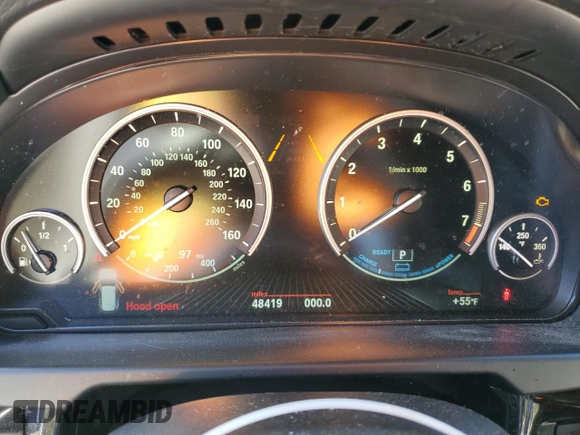 2018 BMW X5 xDrive40e iPerformance with VIN 5UXKT0C56J0W03350, listed as a Copart auction lot 88931455 with 48,419 mi miles and Clean Title. Bid and sale history available at carsss.com. Image 9.