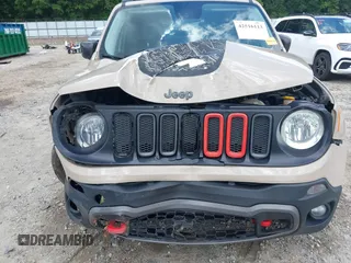 2017 Jeep Renegade Trailhawk with VIN ZACCJBCB5HPF70617, listed as a IAAI auction lot 42516113 with 66,187 mi miles and . Bid and sale history available at DreamBid. Image 6.
