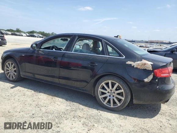 2012 Audi A4 2.0T Premium Plus with VIN WAUFFAFL5CA051909, listed as a Copart auction lot 54230175 with 133,535 mi miles and Salvage Title. Bid and sale history available at carsss.com. Image 2.