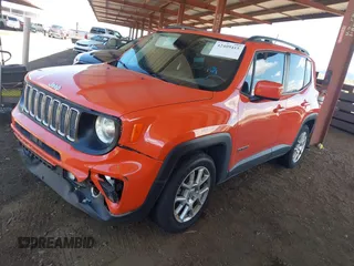 2019 Jeep Renegade Latitude with VIN ZACNJABB9KPK83144, listed as a IAAI auction lot 42409415 with 191,327 mi miles and . Bid and sale history available at DreamBid. Image 17.