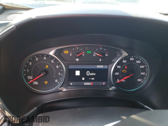 2023 Chevrolet Equinox RS with VIN 3GNAXMEG3PL250625, listed as a Copart auction lot 48932705 with 43,024 mi miles and Non repairable. Bid and sale history available at DreamBid. Image 9.