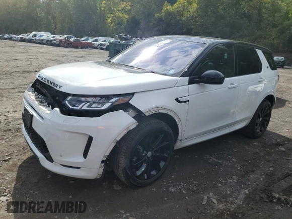 2020 Land Rover Discovery Sport S R-Dynamic with VIN SALCT2FXXLH865514, listed as a Copart auction lot 71275344 with 26,185 mi miles and Salvage Title. Bid and sale history available at carsss.com. Image 1.