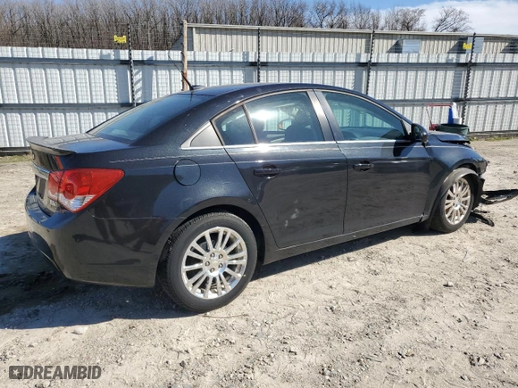 2014 Chevrolet Cruze ECO with VIN 1G1PH5SB8E7284634, listed as a Copart auction lot 48519125 with 90,635 mi miles and Salvage Title. Bid and sale history available at carsss.com. Image 3.