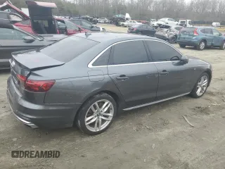 2020 Audi A4 Premium with VIN WAUDNAF48LN014719, listed as a Copart auction lot 43720865 with Not provided miles and Salvage title. Bid and sale history available at DreamBid. Image 3.