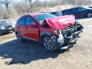 2018 Hyundai Kona Ultimate with VIN KM8K5CA55JU093643, listed as a IAAI auction lot 41833149 with 151,804 mi miles. Bid and sale history available at carsss.com. Image 1.