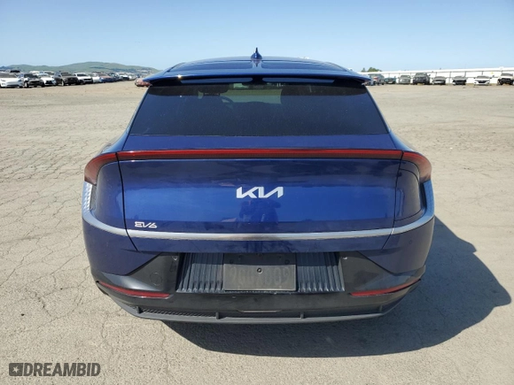 2023 Kia EV6 Wind with VIN KNDC34LA7P5150409, listed as a Copart auction lot 52458975 with 59,445 mi miles and Clean Title. Bid and sale history available at carsss.com. Image 6.