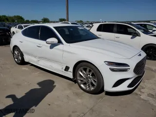 2022 Genesis G70 2.0T with VIN KMTG34TA2NU089573, listed as a Copart auction lot 51828944 with 34,543 mi miles and Salvage Title. Bid and sale history available at carsss.com. Image 4.