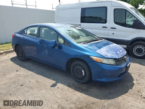 2012 Honda Civic LX с VIN 2HGFB2F51CH515058, выставлен на аукционе Copart как лот 60691465 с пробегом 6 009 миль миль и Чистый • Clean title. История ставок и продаж доступна на DreamBid. Изображение 4.