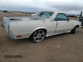 1984 Chevrolet El Camino z VIN 1GCCW80H5ER121402, wystawiony jako Copart lot #45208185 z przebiegiem 1 617 mil mil oraz Czysty tytuł • Clean title. Historia ofert i sprzedaży dostępna na DreamBid. Obrazek 3.