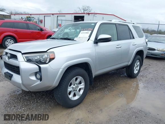 2016 Toyota 4Runner Limited with VIN JTEBU5JR1G5311288, listed as a IAAI auction lot 41933882 with 122,505 mi miles and . Bid and sale history available at DreamBid. Image 2.
