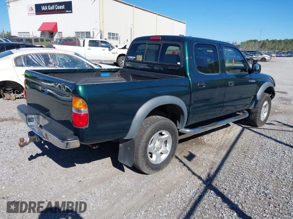 2001 Toyota Tacoma PreRunner with VIN 5TEGN92N91Z788372, listed as a IAAI auction lot 41802743 with 218,746 mi miles and . Bid and sale history available at DreamBid. Image 4.