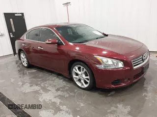2012 Nissan Maxima 3.5 SV with VIN 1N4AA5AP0CC847121, listed as a IAAI auction lot 41470500 with 149,708 mi miles. Bid and sale history available at carsss.com. Image 1.