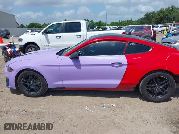 2021 Ford Mustang EcoBoost with VIN 1FA6P8TH2M5101061, listed as a IAAI auction lot 42546464 with 90,592 mi miles and . Bid and sale history available at DreamBid. Image 15.