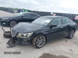 2013 Honda Accord Sport with VIN 1HGCR2F55DA169207, listed as a IAAI auction lot 42131675 with 127,200 mi miles and . Bid and sale history available at DreamBid. Image 2.