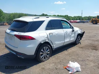 2020 Mercedes-Benz GLE 350 with VIN 4JGFB4KB2LA013188, listed as a IAAI auction lot 39476174 with 52,038 mi miles and . Bid and sale history available at DreamBid. Image 4.