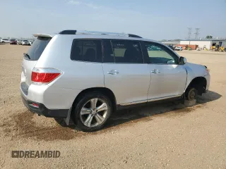 2012 Toyota Highlander Limited with VIN 5TDDK3EH7CS133108, listed as a Copart auction lot 60287995 with 201,779 mi miles and Salvage title. Bid and sale history available at DreamBid. Image 3.
