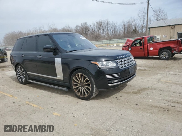 2016 Land Rover Range Rover Autobiography with VIN SALGV2EF2GA284303, listed as a Copart auction lot 49698375 with 144,939 mi miles and Salvage Title. Bid and sale history available at DreamBid. Image 4.