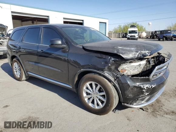 2015 Dodge Durango SXT with VIN 1C4RDHAG2FC931046, listed as a Copart auction lot 52409775 with 164,509 mi miles and Salvage title. Bid and sale history available at DreamBid. Image 4.