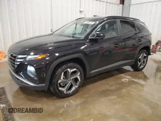 2024 Hyundai Tucson SEL with VIN 5NMJBCDE4RH424204, listed as a Copart auction lot 49596235 with 14,847 mi miles and Salvage Title. Bid and sale history available at carsss.com. Image 1.