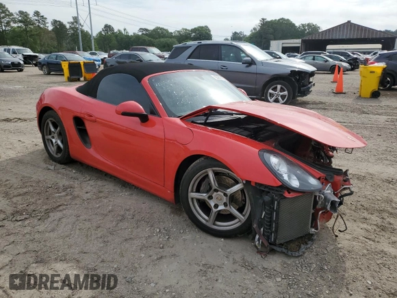 2014 Porsche Boxster с VIN WP0CA2A84ES120776, выставлен на аукционе Copart как лот 55260155 с пробегом 63 891 миль миль и Списание • Salvage title. История ставок и продаж доступна на DreamBid. Изображение 4.