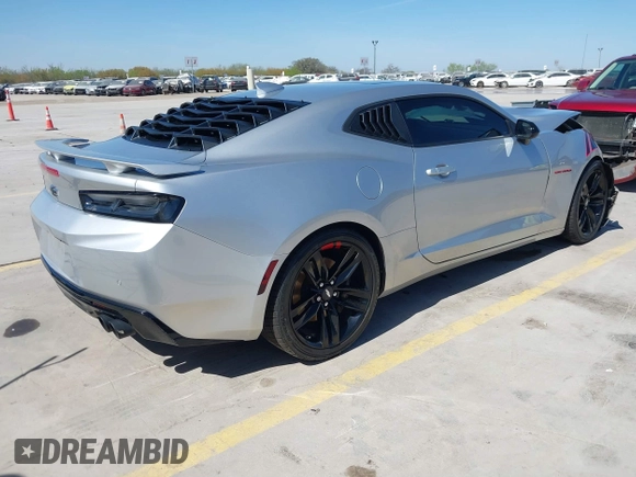 2018 Chevrolet Camaro 2SS with VIN 1G1FH1R78J0124441, listed as a IAAI auction lot 41801315 with 53,937 mi miles and . Bid and sale history available at DreamBid. Image 4.