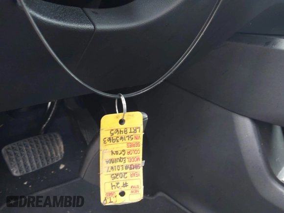 2025 Chevrolet Equinox AWD LT with VIN 3GNAXPEG1SL163963, listed as a IAAI auction lot 42329535 with 3,904 mi miles and . Bid and sale history available at DreamBid. Image 11.