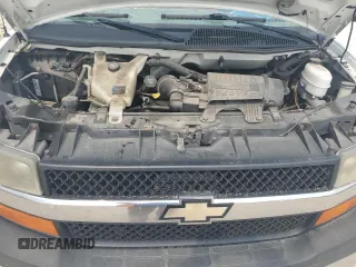 2011 Chevrolet Express Passenger 1LT with VIN 1GAZG1FGXB1106362, listed as a Copart auction lot 55584285 with 250,862 mi miles and Salvage title. Bid and sale history available at DreamBid. Image 12.