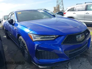 2021 Acura TLX Type S with VIN 19UUB7F0XMA000763, listed as a IAAI auction lot 41492551 with 1 mi miles. Bid and sale history available at carsss.com. Image 1.