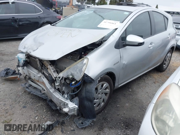2016 Toyota Prius One with VIN JTDKDTB3XG1122990, listed as a IAAI auction lot 41791861 with Not Provided miles. Bid and sale history available at carsss.com. Image 18.