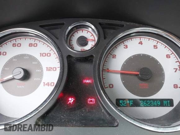 2007 Pontiac G5 with VIN 1G2AL15F877165704, listed as a IAAI auction lot 41826881 with 262,349 mi miles. Bid and sale history available at carsss.com. Image 7.