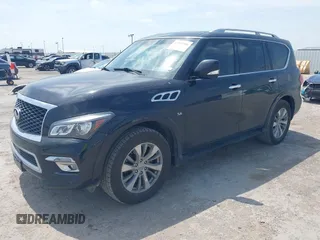 2016 Infiniti QX80 with VIN JN8AZ2NF6G9612118, listed as a IAAI auction lot 42051406 with 160,733 mi miles and . Bid and sale history available at DreamBid. Image 2.
