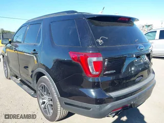 2019 Ford Explorer Sport with VIN 1FM5K8GTXKGB40710, listed as a IAAI auction lot 41840260 with 55,282 mi miles. Bid and sale history available at carsss.com. Image 3.